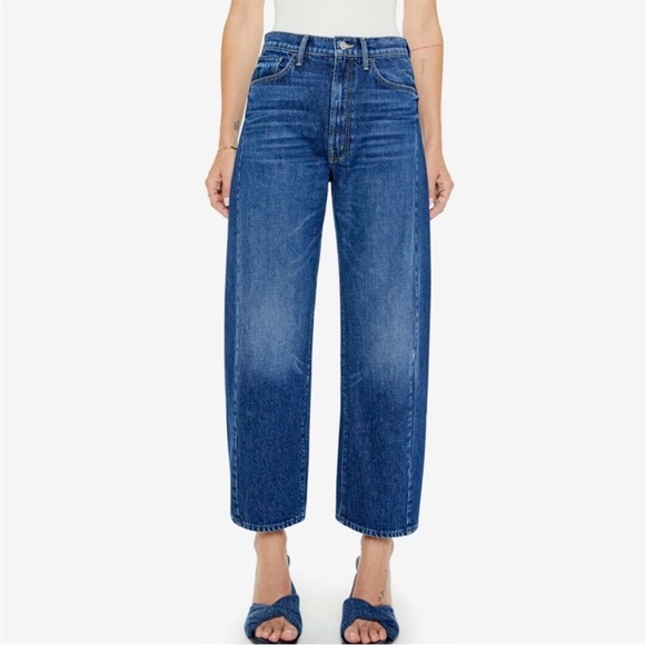 NWT MOTHER Denim The Half Pipe High-Rise Ankle Jeans size 28 - Picture 1 of 9